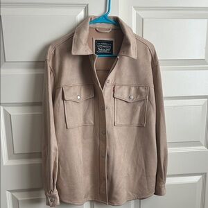 Levi's Light Brown Suede oversized